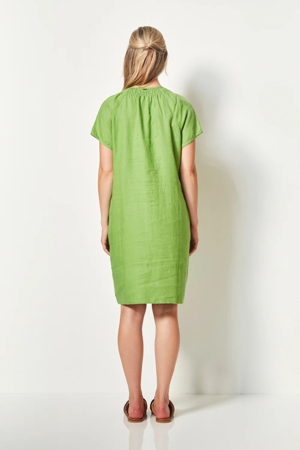 VERGE JOANNA DRESS - LIME - THE VOGUE STORE