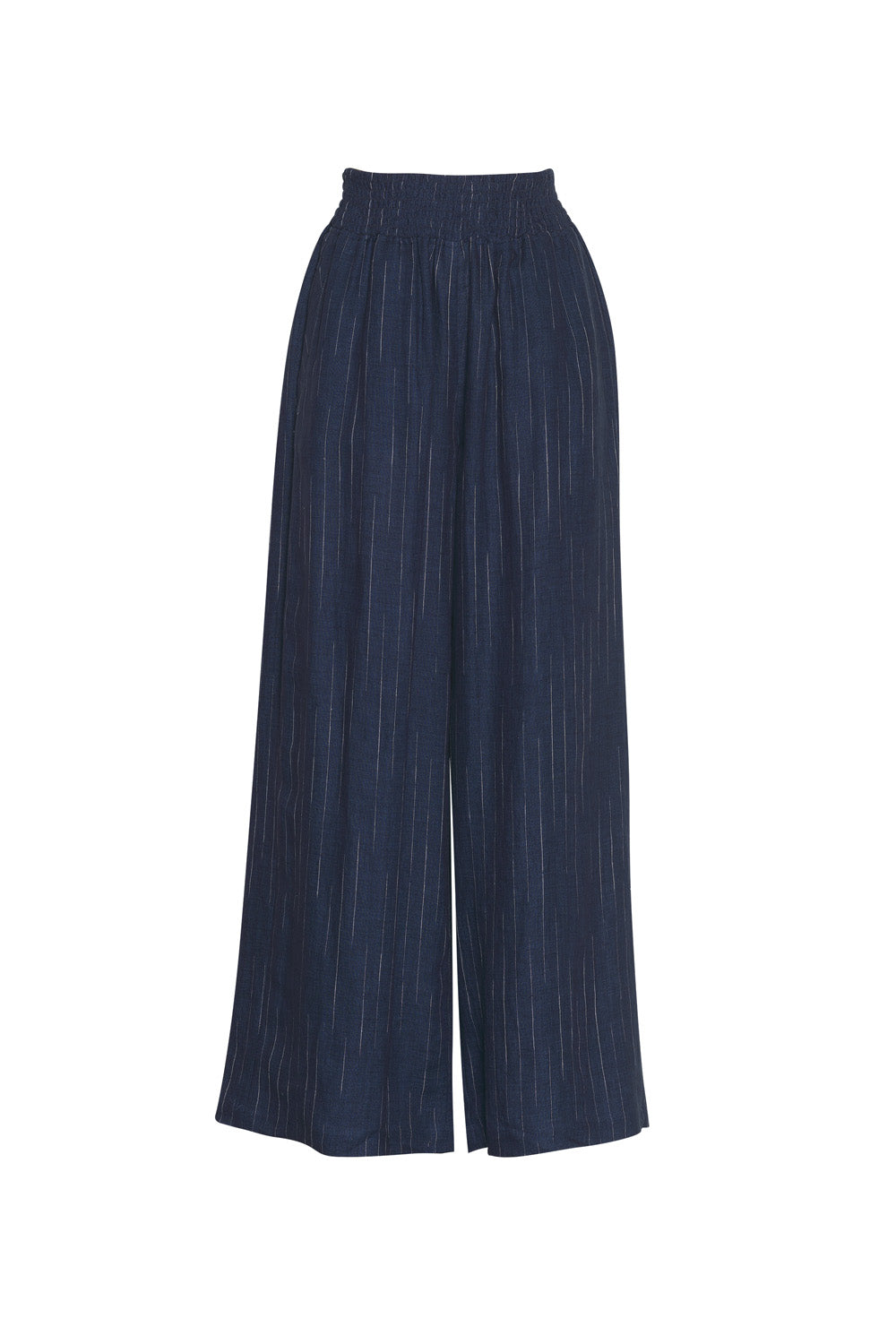 LOOBIES STORY CHIANTI PANT - DENIM BLUE STRIPE - THE VOGUE STORE