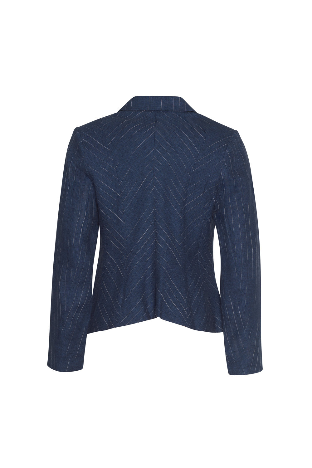 LOOBIES STORY CHIANTI JACKET - DENIM BLUE STRIPE - THE VOGUE STORE