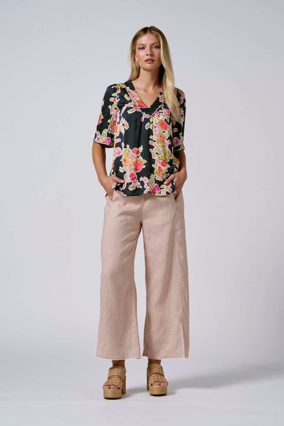 LOOBIES STORY VIVA PANT - SAND - THE VOGUE STORE