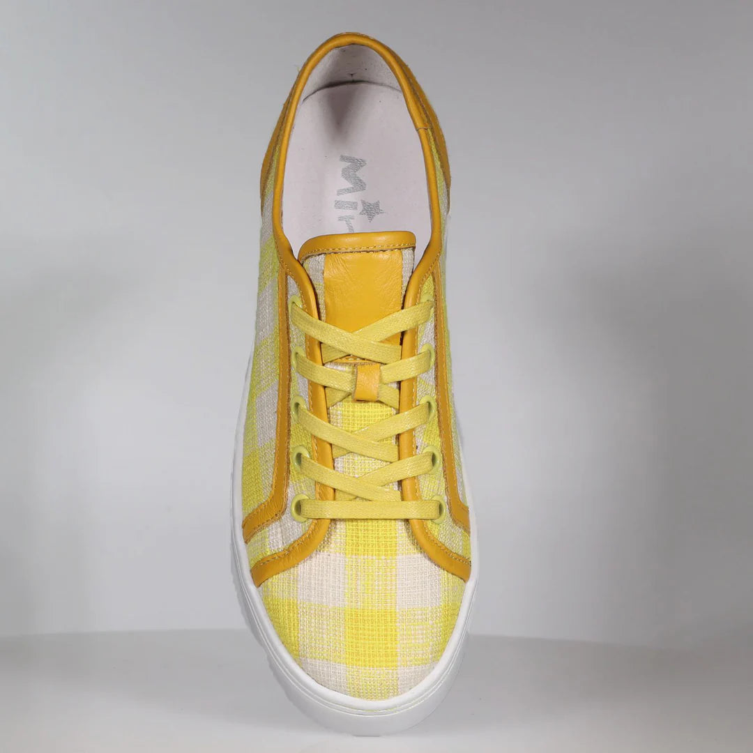 MINX LIZZIE - YELLOW CHECK - THE VOGUE STORE