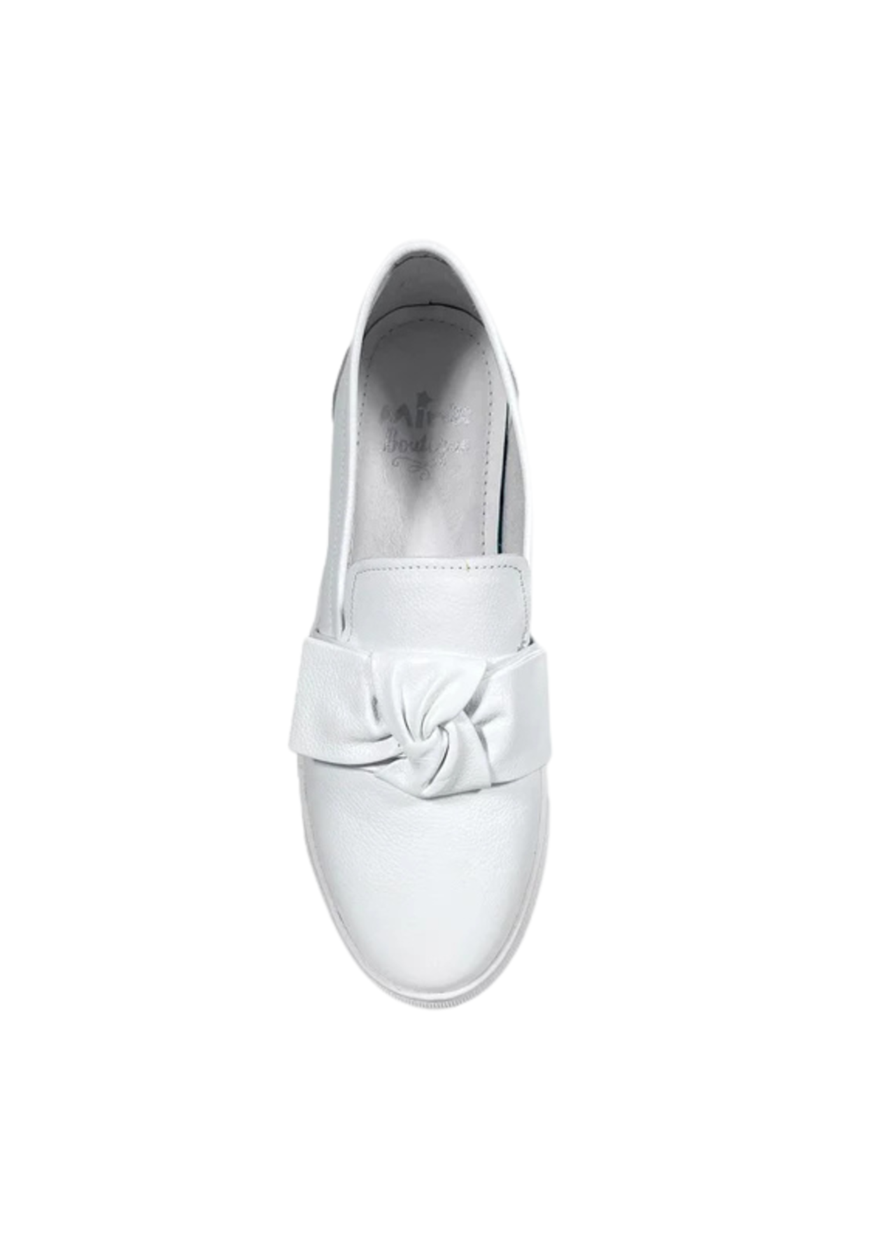 MINX BOWBAR - WHITE MILLED - THE VOGUE STORE