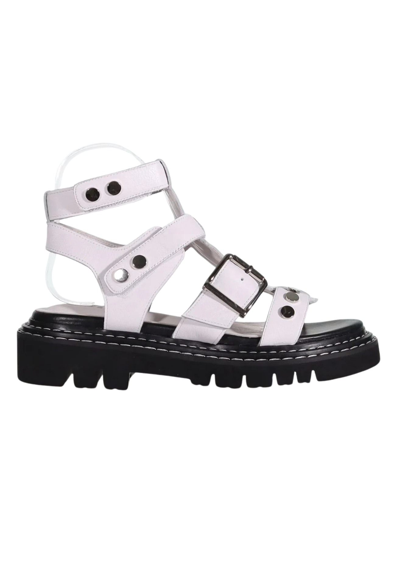 MINX COVE - WHITE/SILVER HARDWARE - THE VOGUE STORE