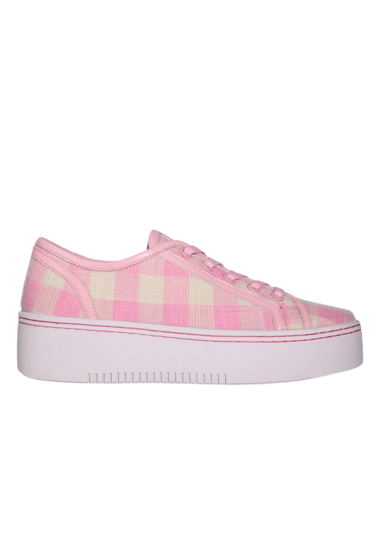 MINX LIZZIE - SOFT PINK CHECK - THE VOGUE STORE