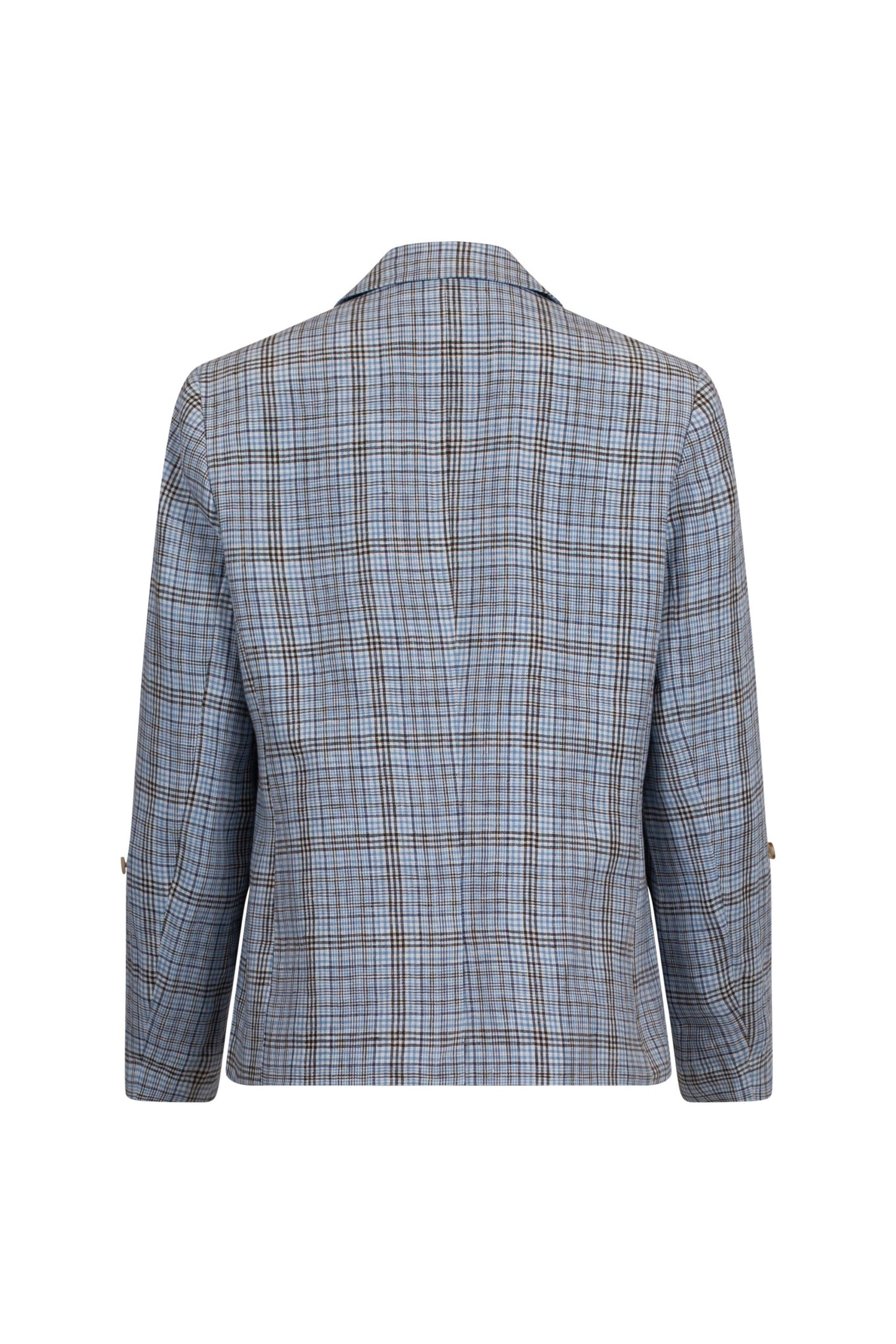 MADLY SWEETLY CHECKED IN BLAZER - BLUE - THE VOGUE STORE