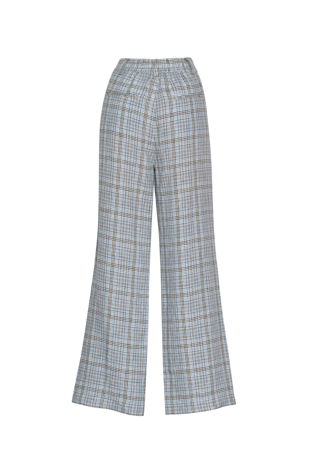 MADLY SWEETLY CHECKED IN PANT - BLUE - THE VOGUE STORE