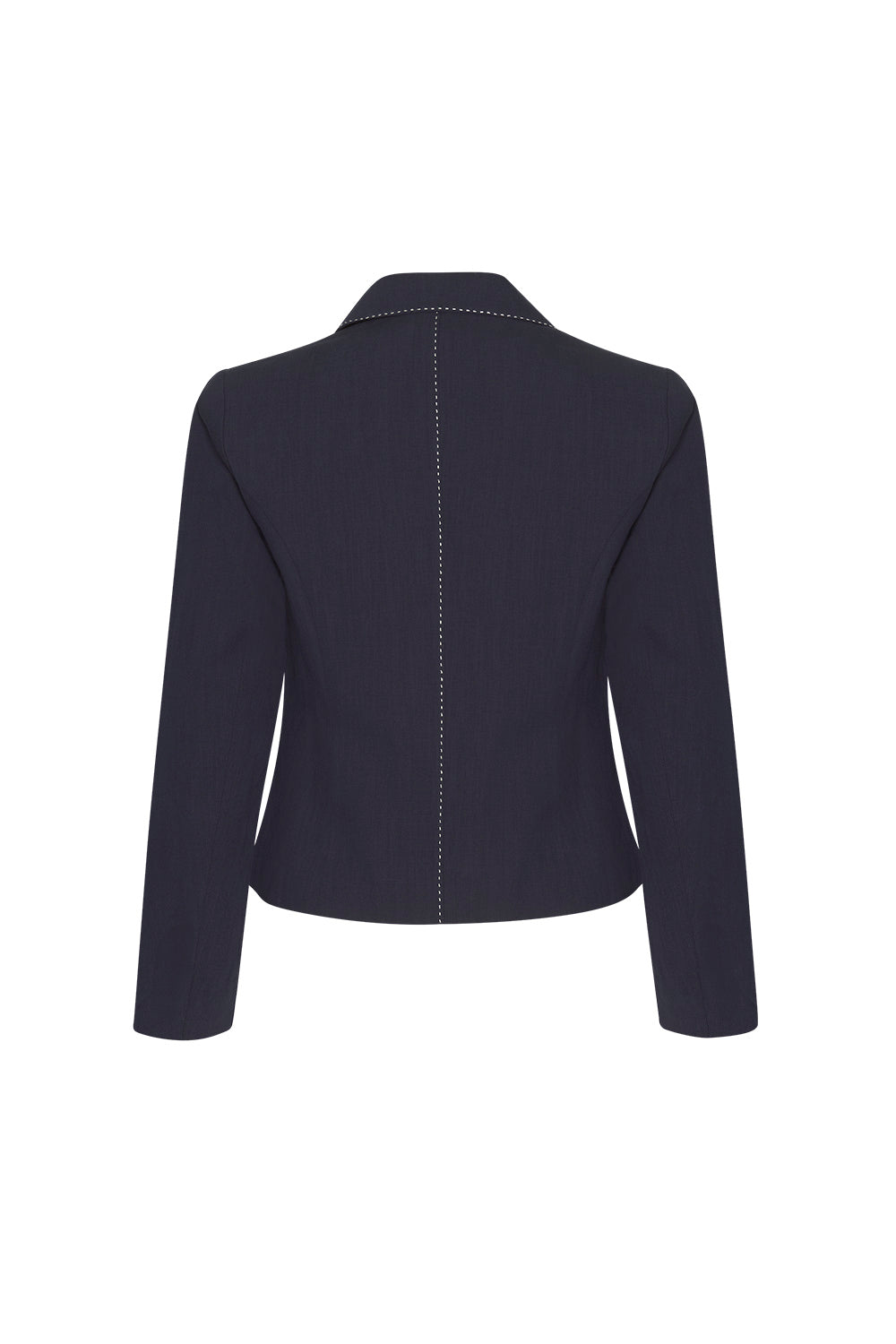 MADLY SWEETLY DART JACKET - NAVY - THE VOGUE STORE