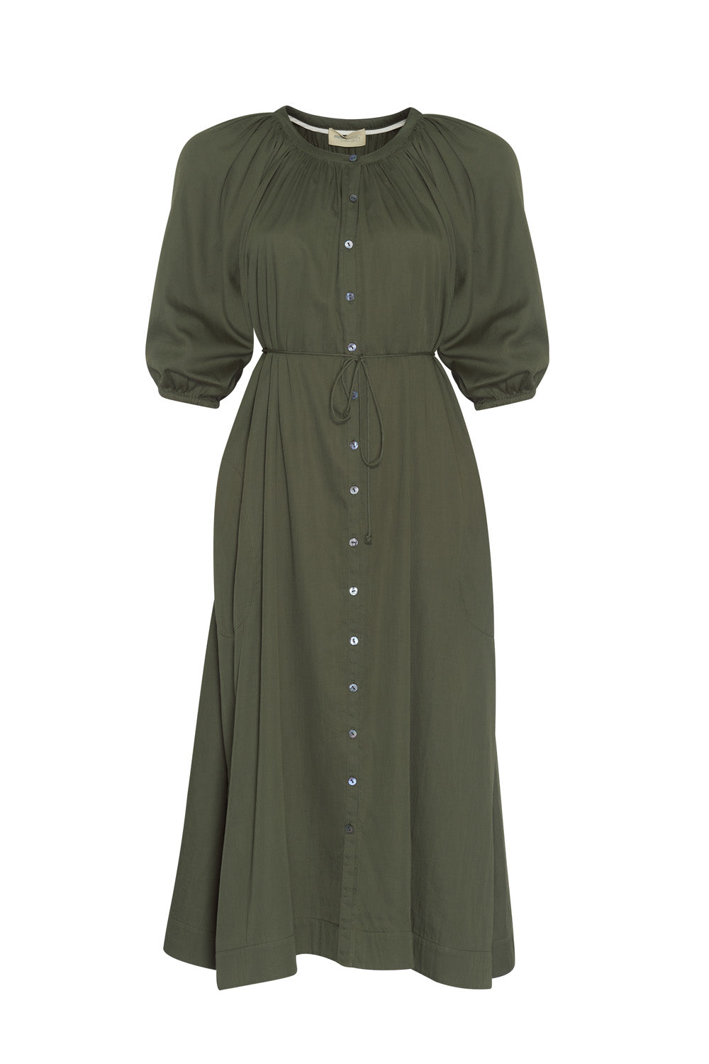 MADLY SWEETLY WISTFUL DRESS - PALM GREEN - THE VOGUE STORE