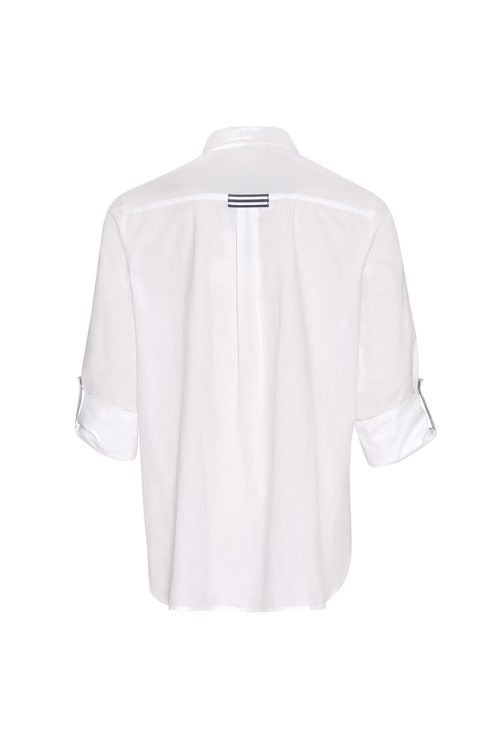 MADLY SWEETLY MIXED MEDIA SHIRT - WHITE - THE VOGUE STORE