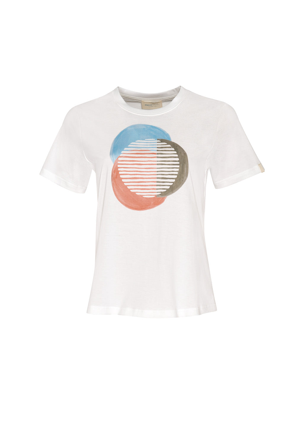 MADLY SWEETLY SWEET TEE - WHITE CIRCLE - THE VOGUE STORE