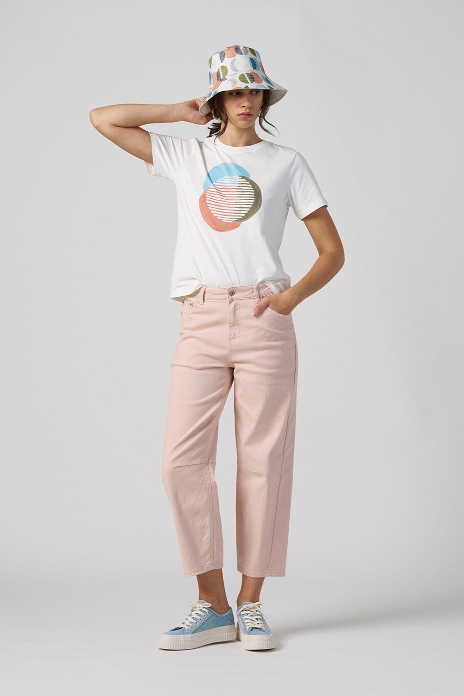 MADLY SWEETLY MOTO JEAN - BLUSH - THE VOGUE STORE