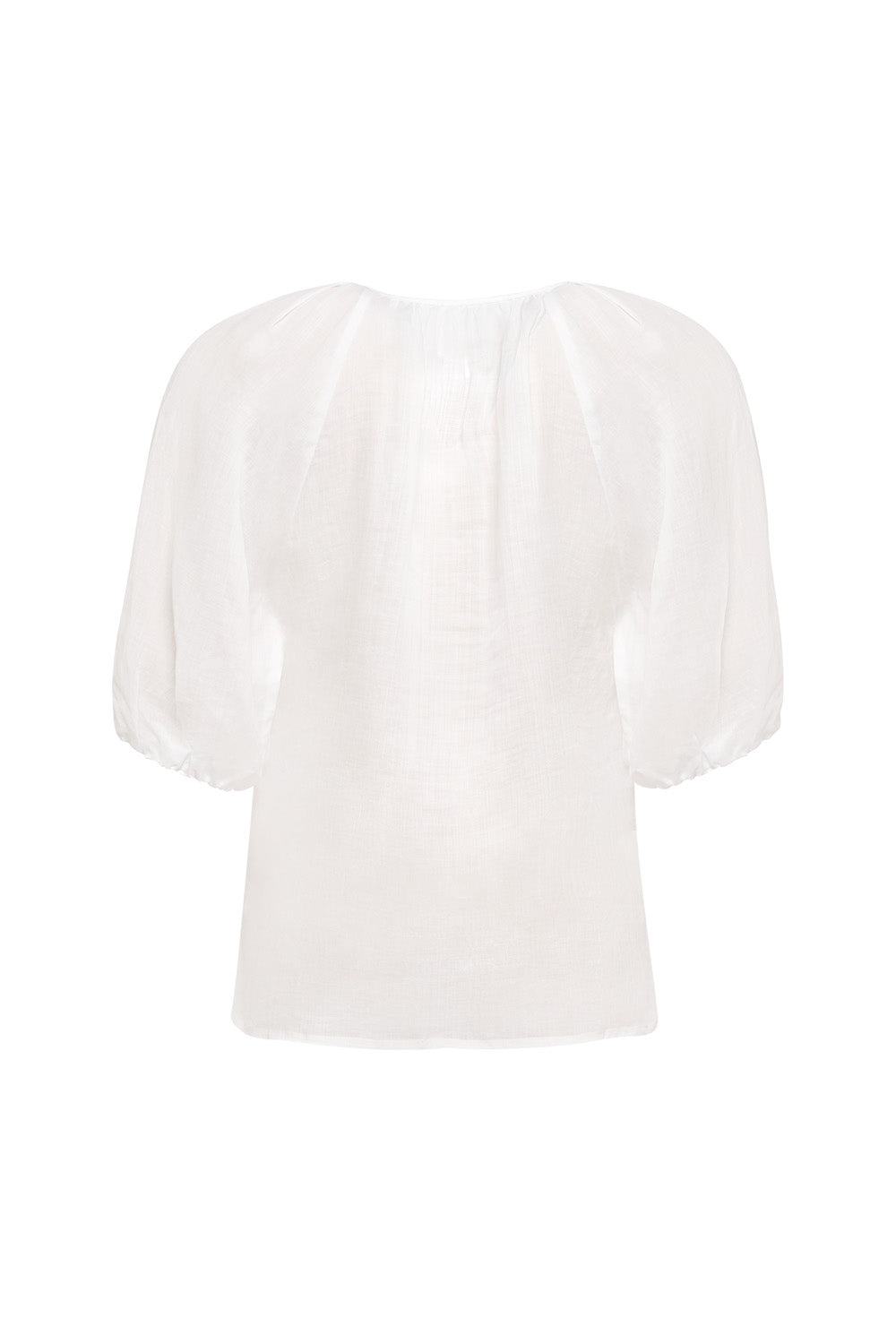 MADLY SWEETLY COLOURWHEEL BLOUSE - WHITE - THE VOGUE STORE