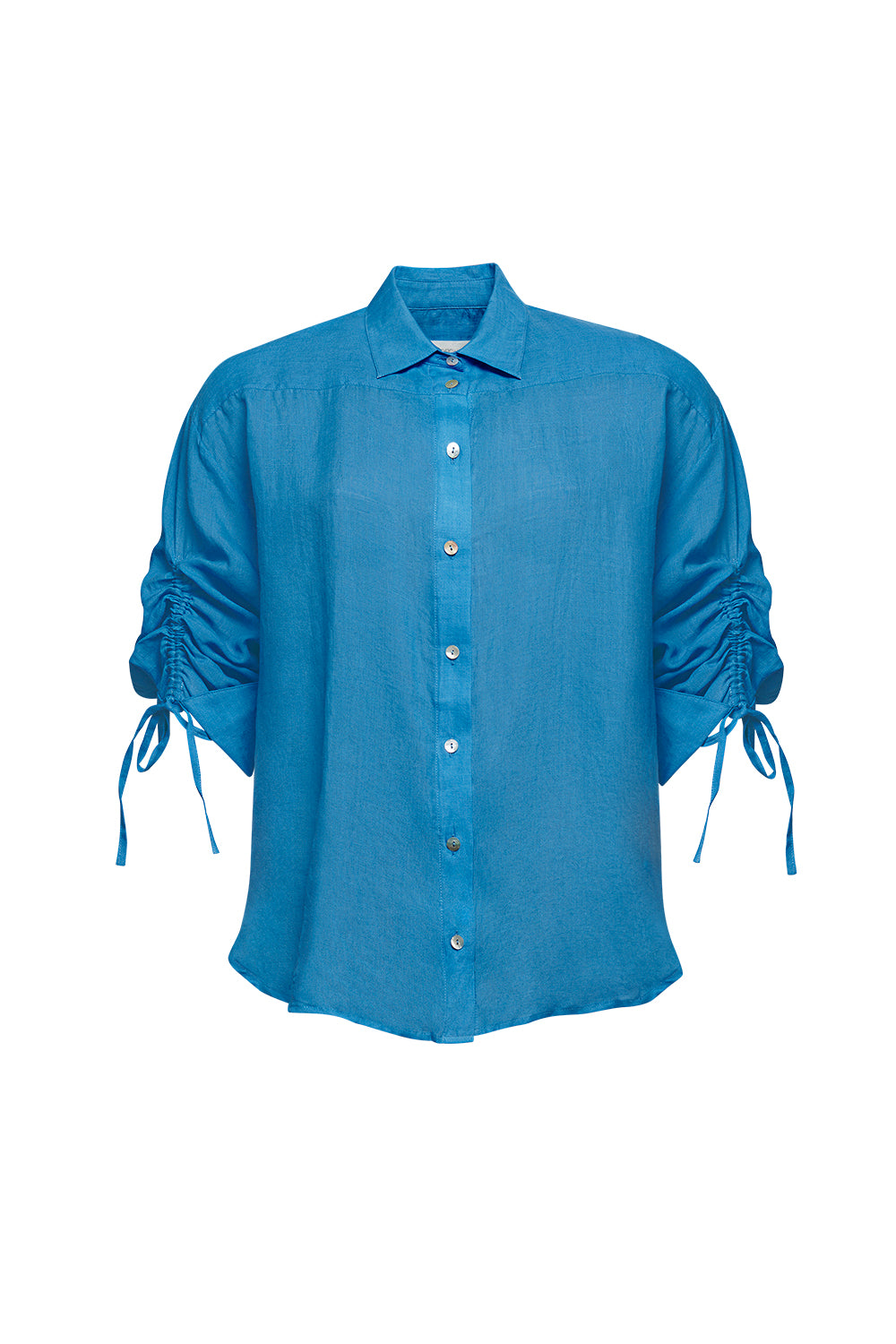 MADLY SWEETLY COLOURWHEEL SHIRT - AZURE - THE VOGUE STORE