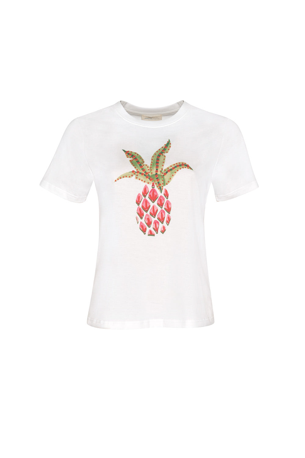 MADLY SWEETLY SWEET TEE - WHITE PINEAPPLE - THE VOGUE STORE