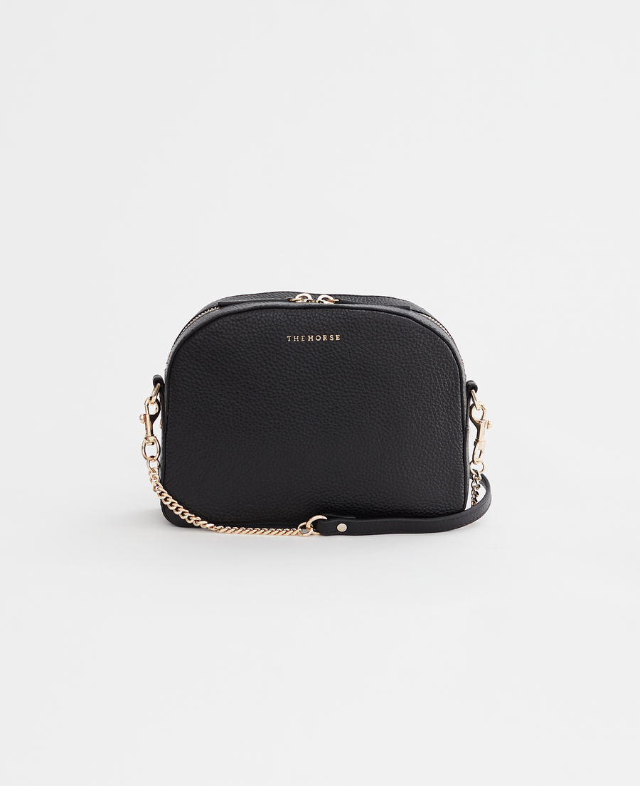 THE HORSE DOME BAG - BLACK - THE VOGUE STORE