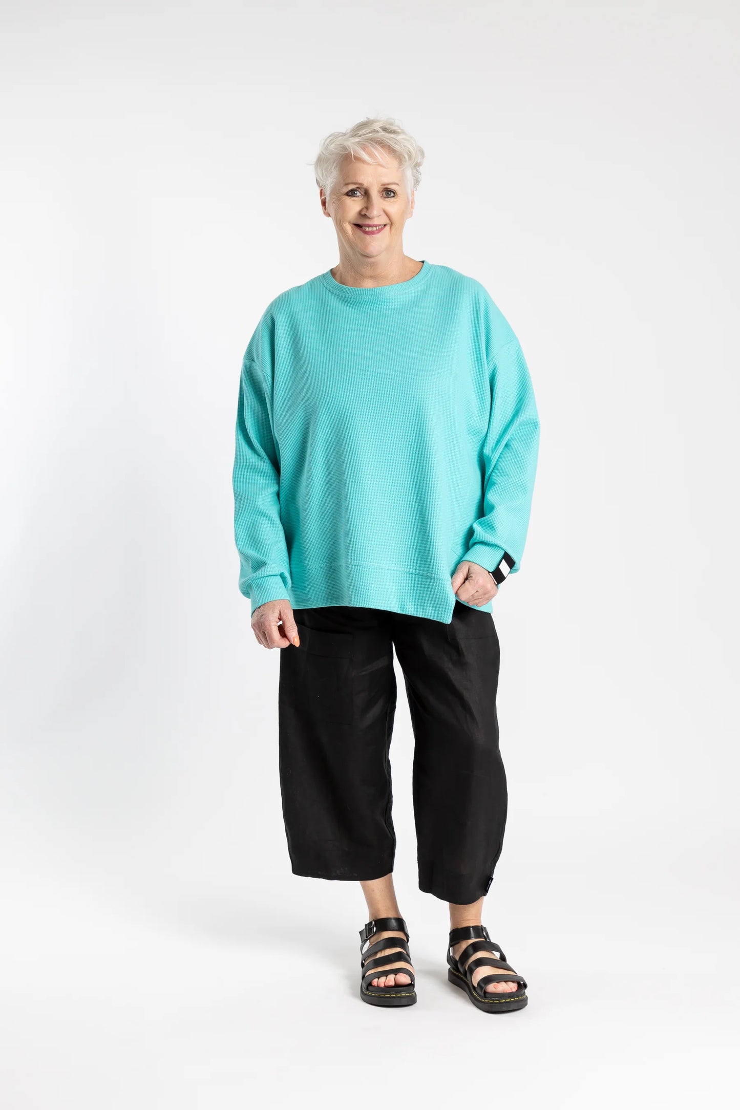 JELLICOE EFFORTLESS SWEATER - MINT - THE VOGUE STORE