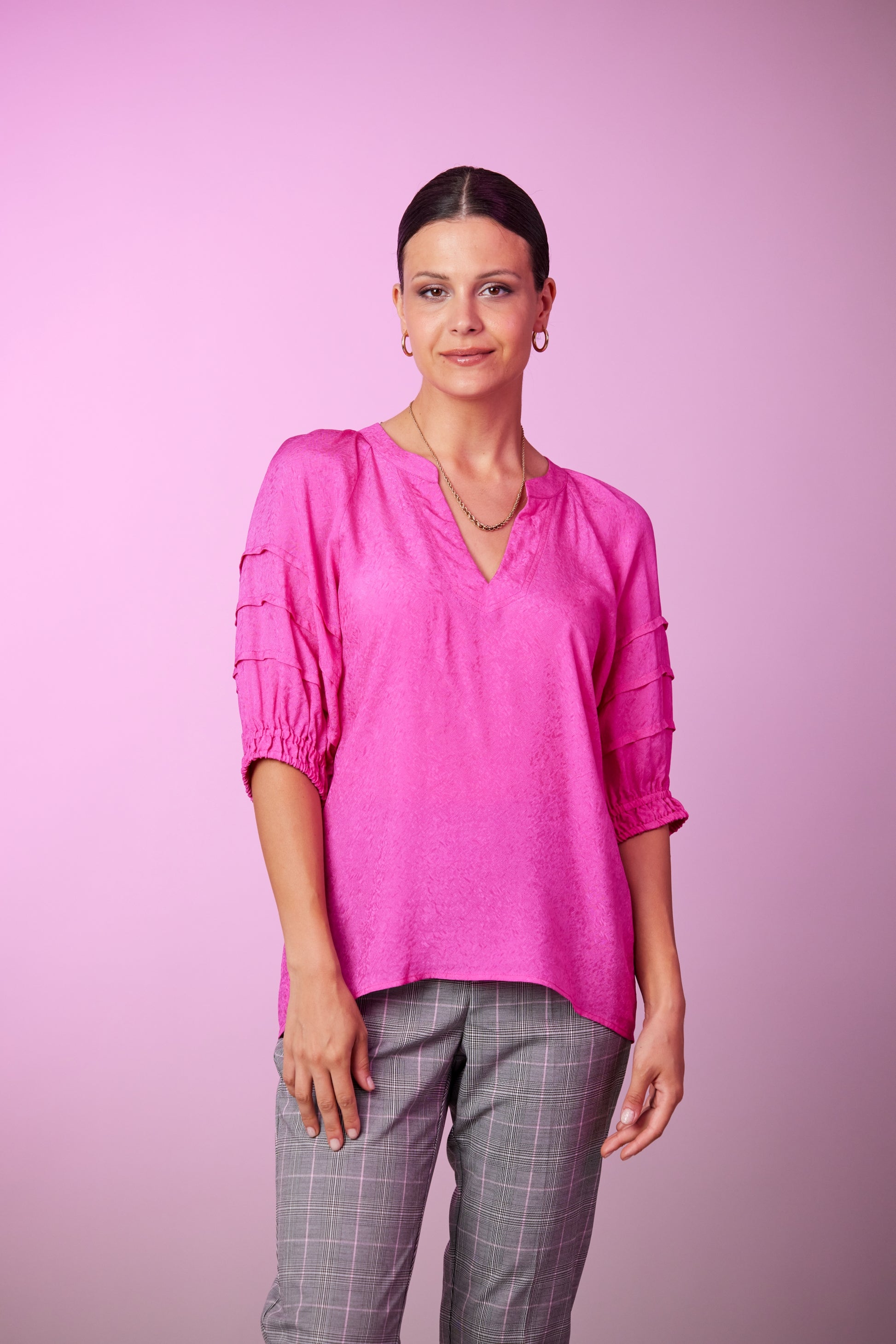 NEWPORT KENSINGTON BLOUSE - PINK - THE VOGUE STORE