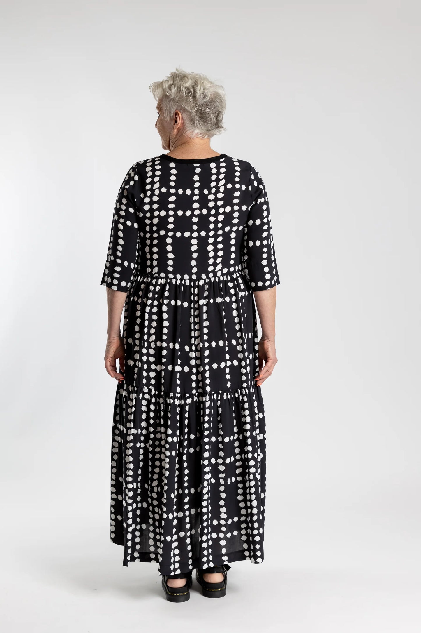 JELLICOE TIERED DRESS - SPOT - THE VOGUE STORE