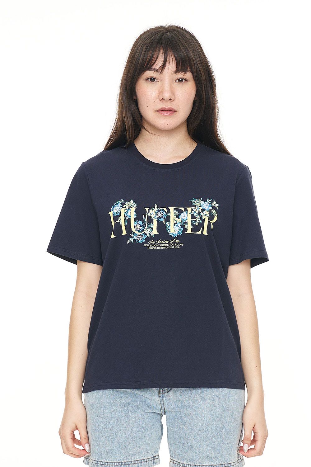 HUFFER CLASSIC TEE 170/GONE WILD - NAVY - THE VOGUE STORE