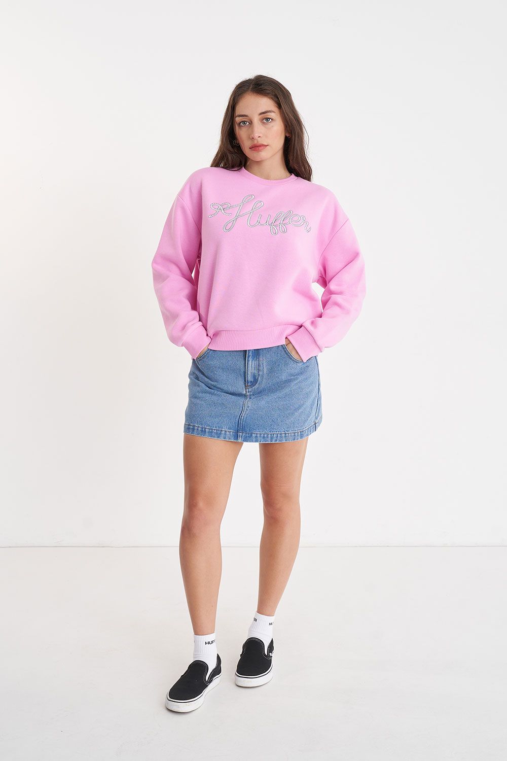 HUFFER SLOUCH CREW / RODEO CLUB BON BON - THE VOGUE STORE