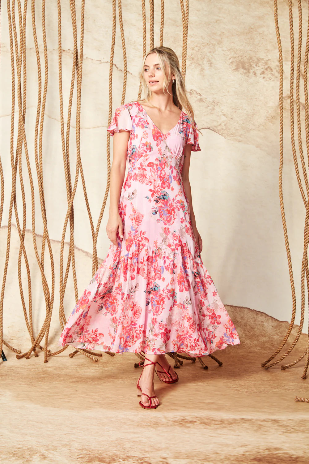 VERGE ROSEBUD DRESS - PRINT - THE VOGUE STORE