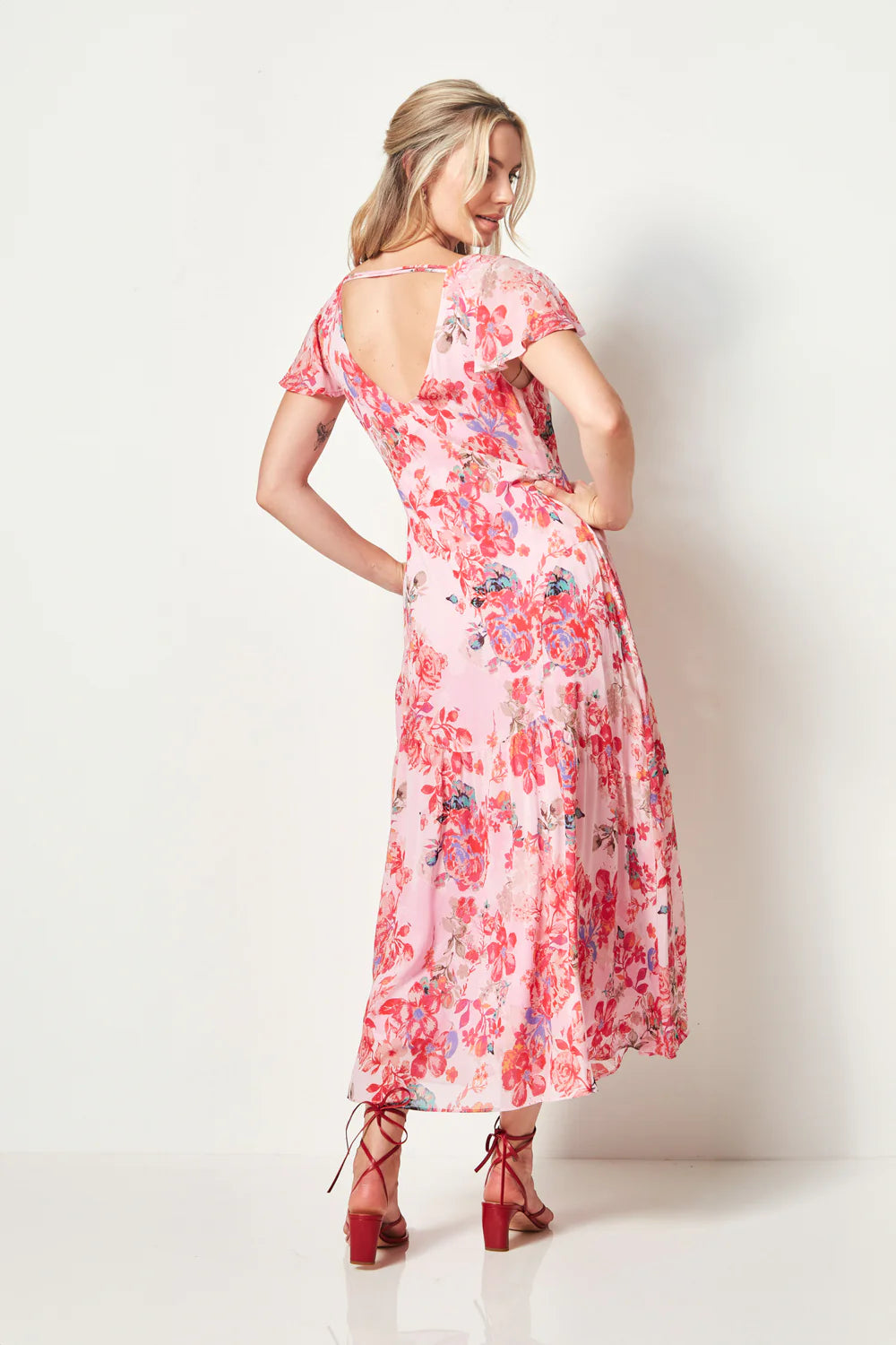 VERGE ROSEBUD DRESS - PRINT - THE VOGUE STORE