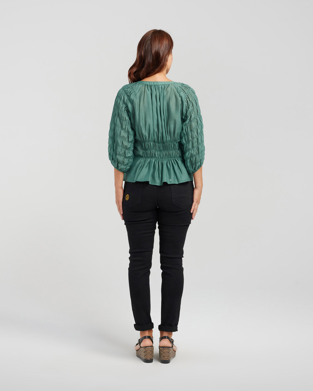 SEDUCE GRACE TOP - GREEN - THE VOGUE STORE