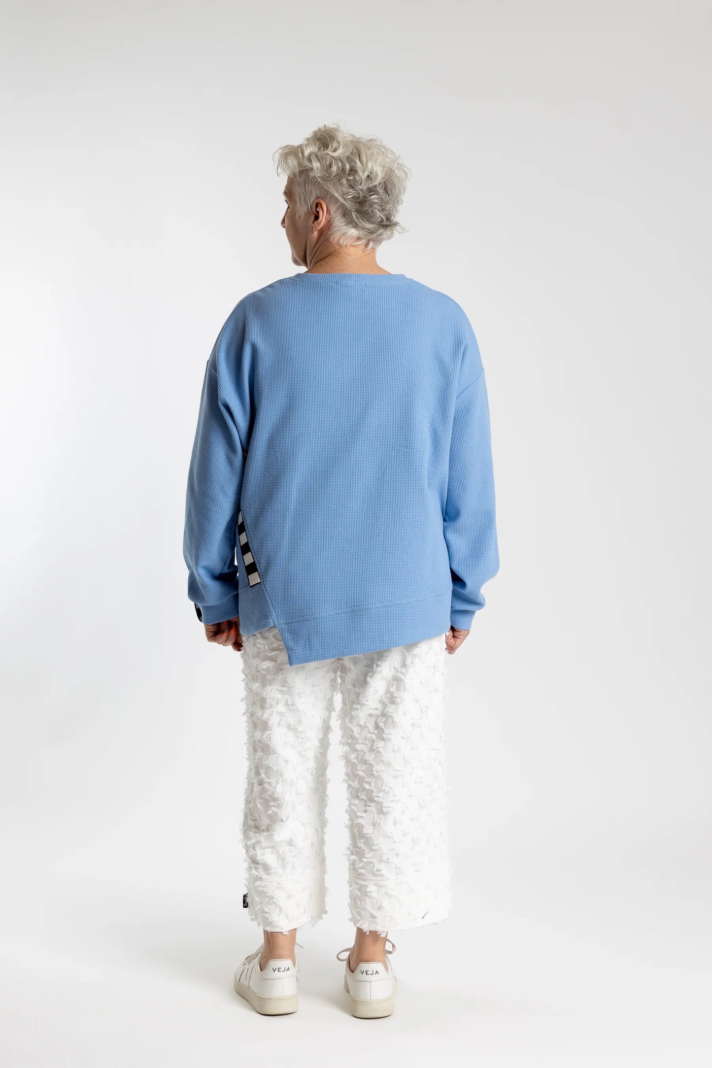 JELLICOE EFFORTLESS SWEATER - BLUE - THE VOGUE STORE