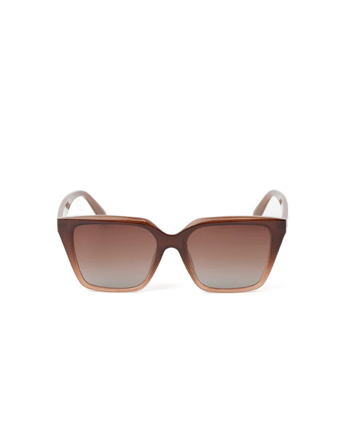 STELLA + GEMMA SUNGLASSES - WILLOW BROWN GRADIENT - THE VOGUE STORE