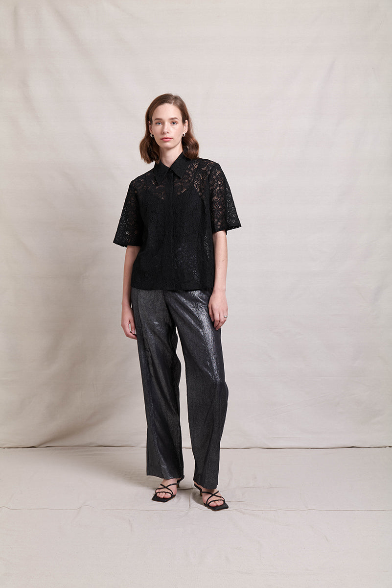 NERIS IN ORE PANT - ONYX - THE VOGUE STORE