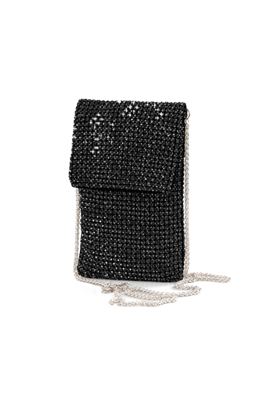 SASSY DUCK GLIMMER X BODY POUCH - BLACK