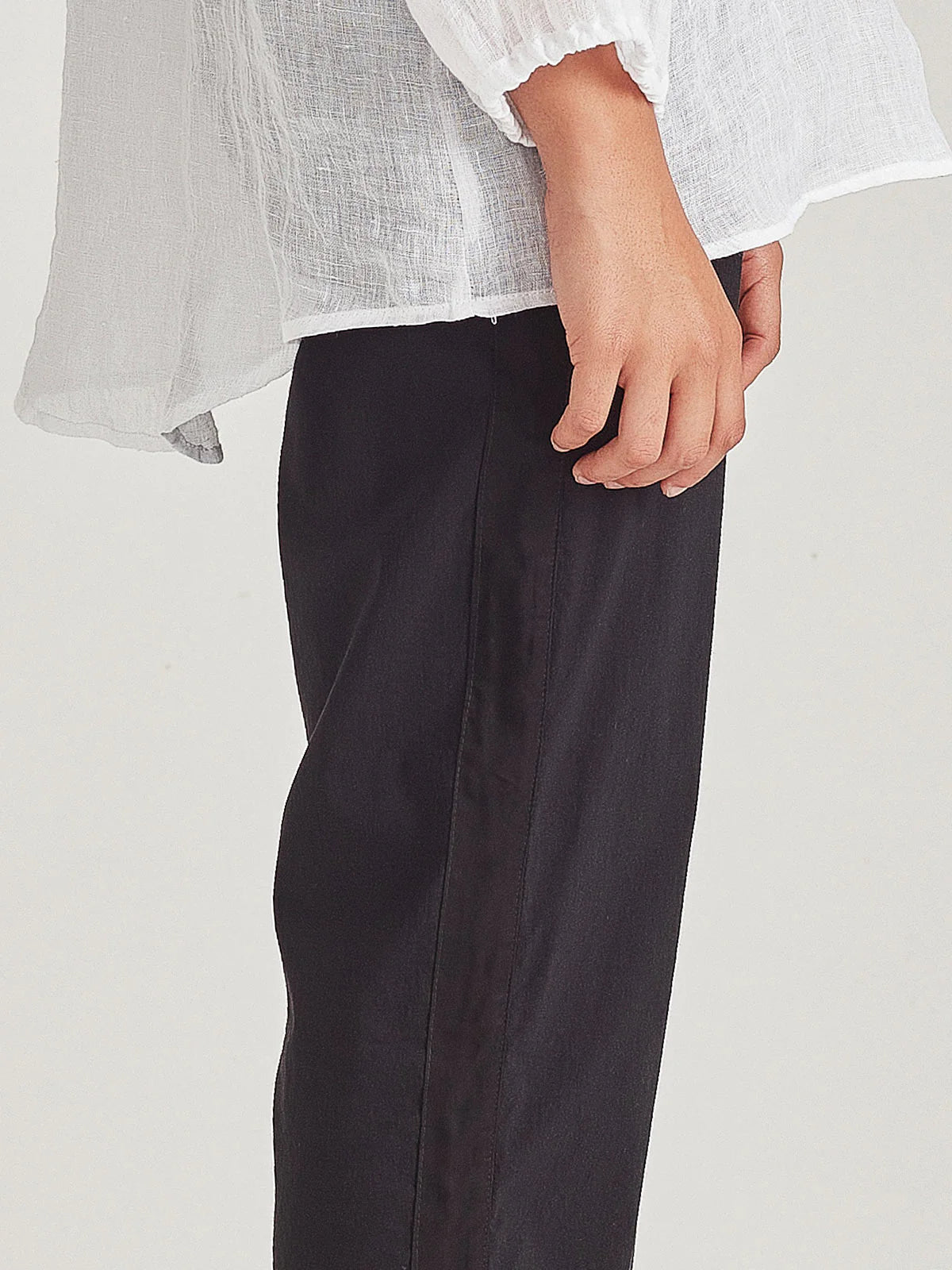 SILLS STANLEY PANT - BLACK - THE VOGUE STORE