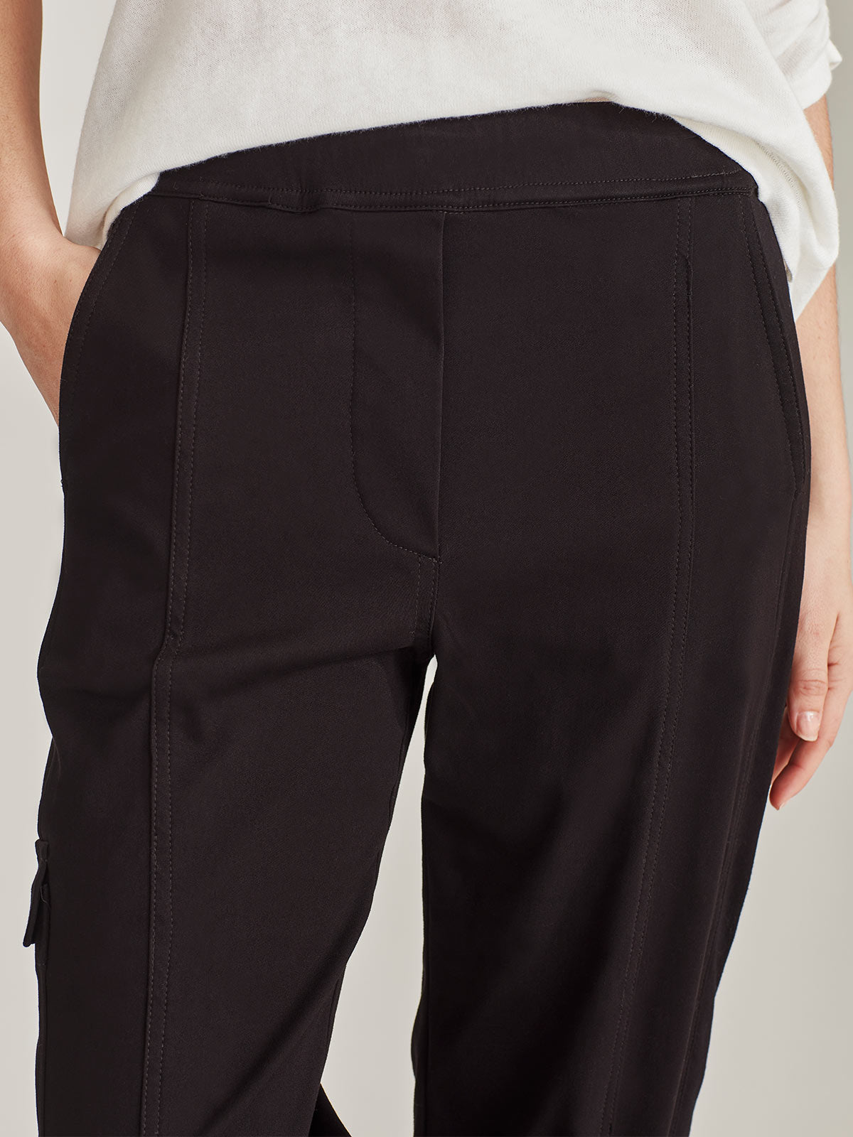 SILLS RALPH PANT - BLACK - THE VOGUE STORE