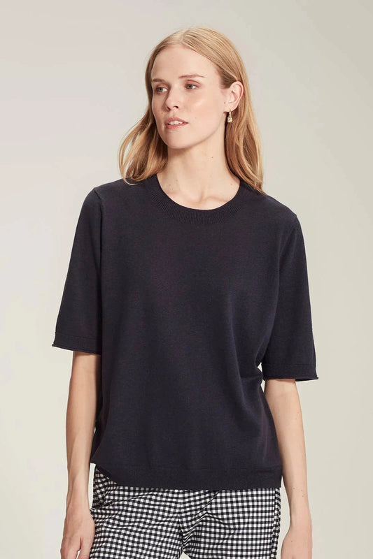 SILLS LEO SUMMER TEE - CHIC NAVY - THE VOGUE STORE