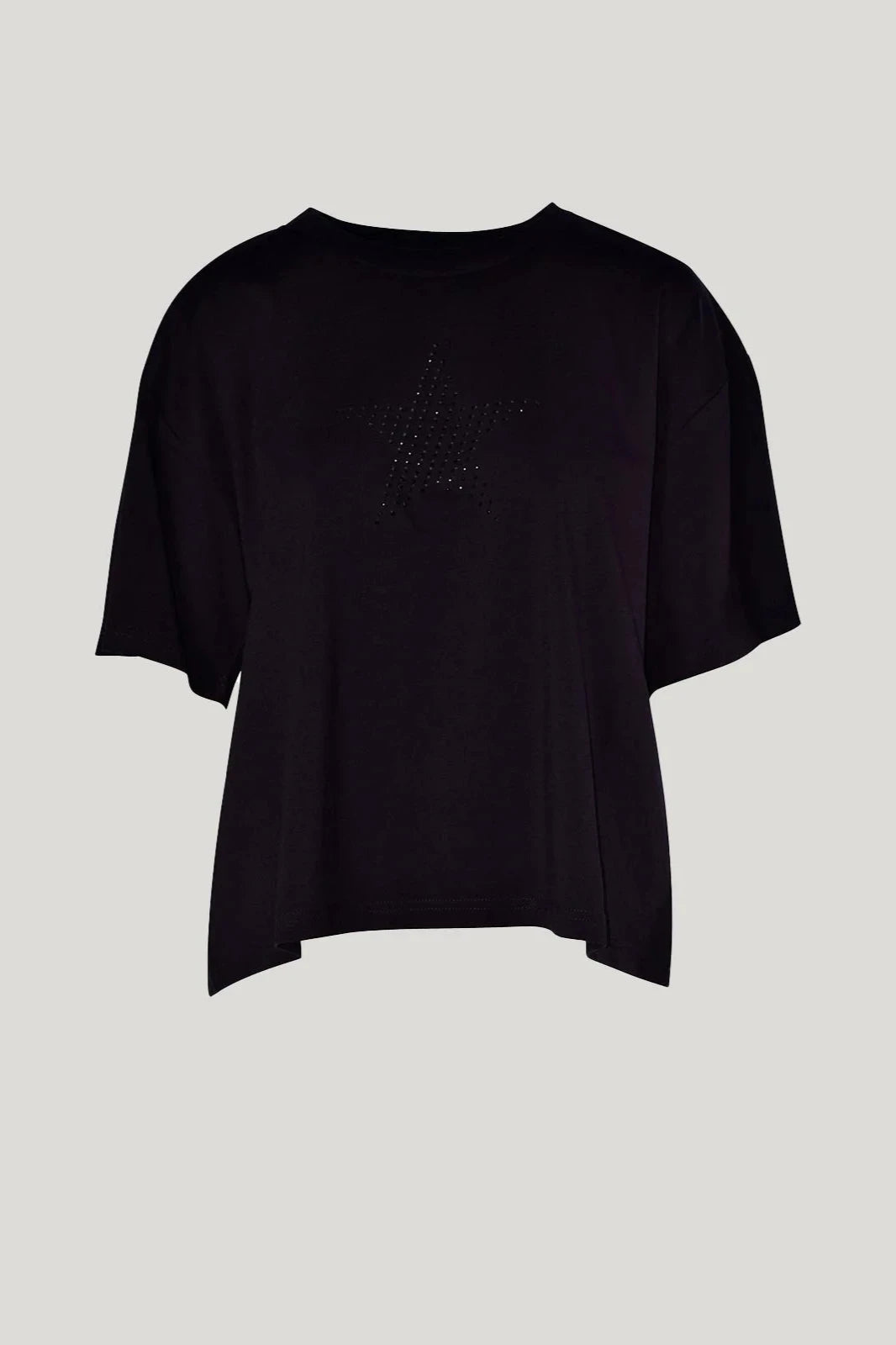 SILLS FERNANDA STAR TEE - BLACK - THE VOGUE STORE