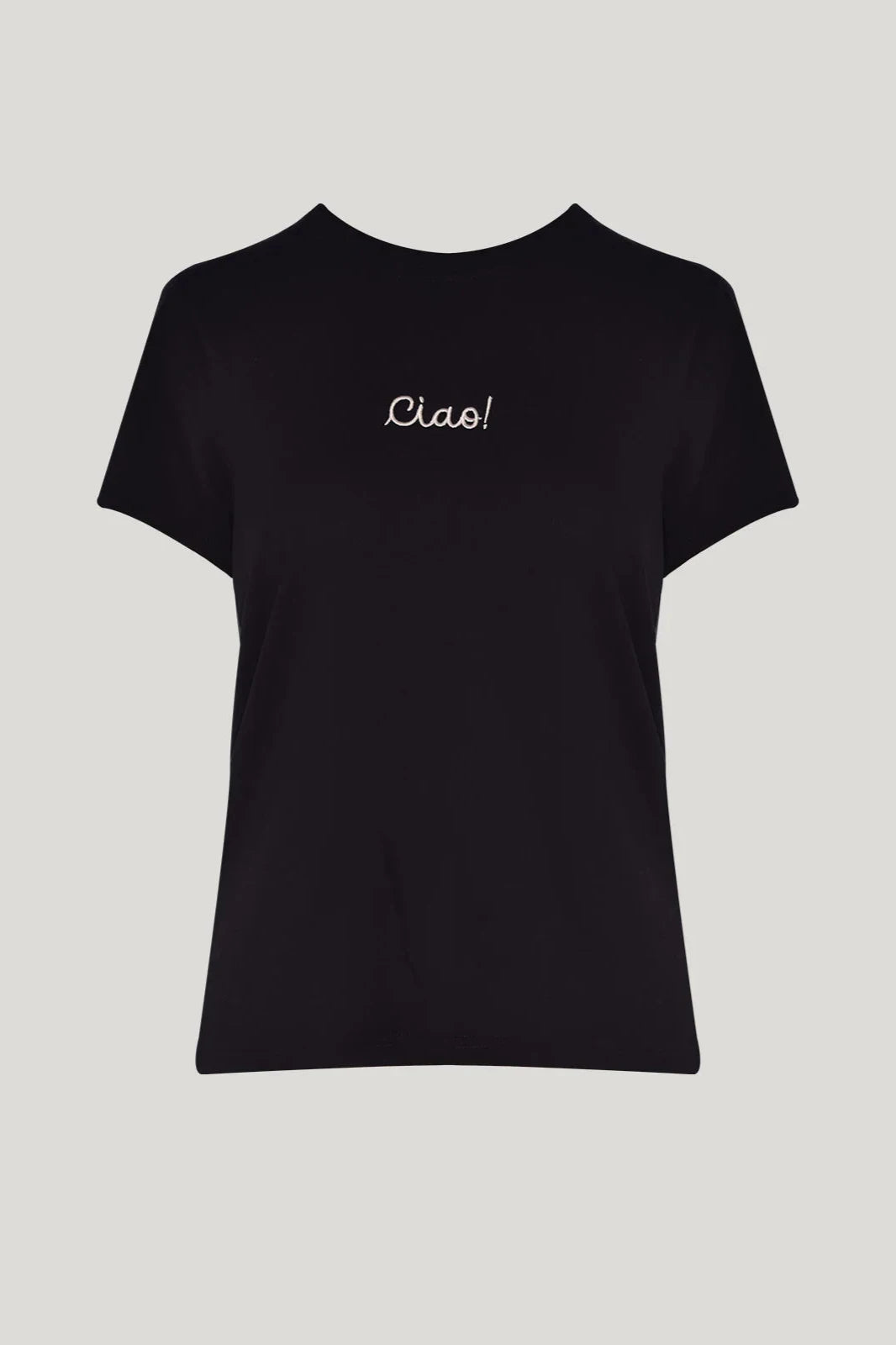 SILLS CIAO TEE - BLACK/BEIGE - THE VOGUE STORE