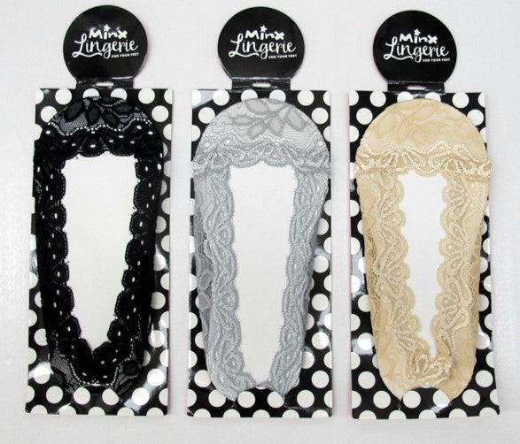 MINX LACE SOCKETTE - 3 PACK