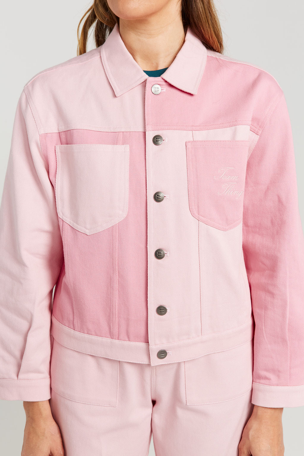 THING THING LEAGUE JACKET - CANDY FLOSS - THE VOGUE STORE