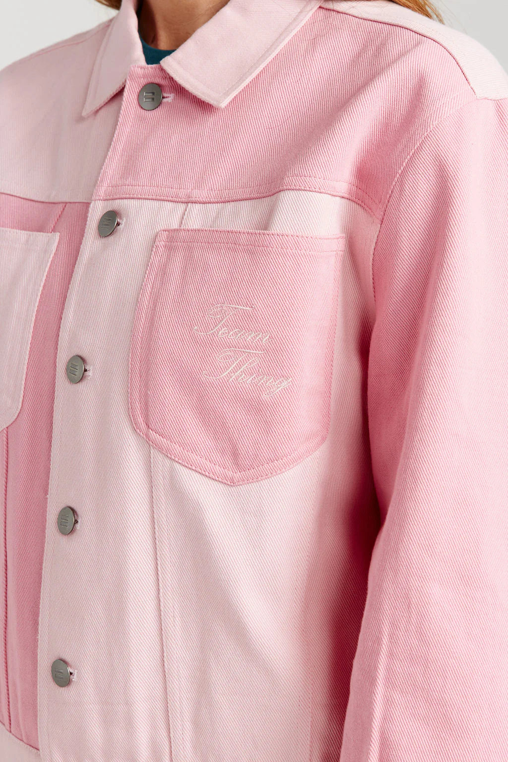 THING THING LEAGUE JACKET - CANDY FLOSS - THE VOGUE STORE