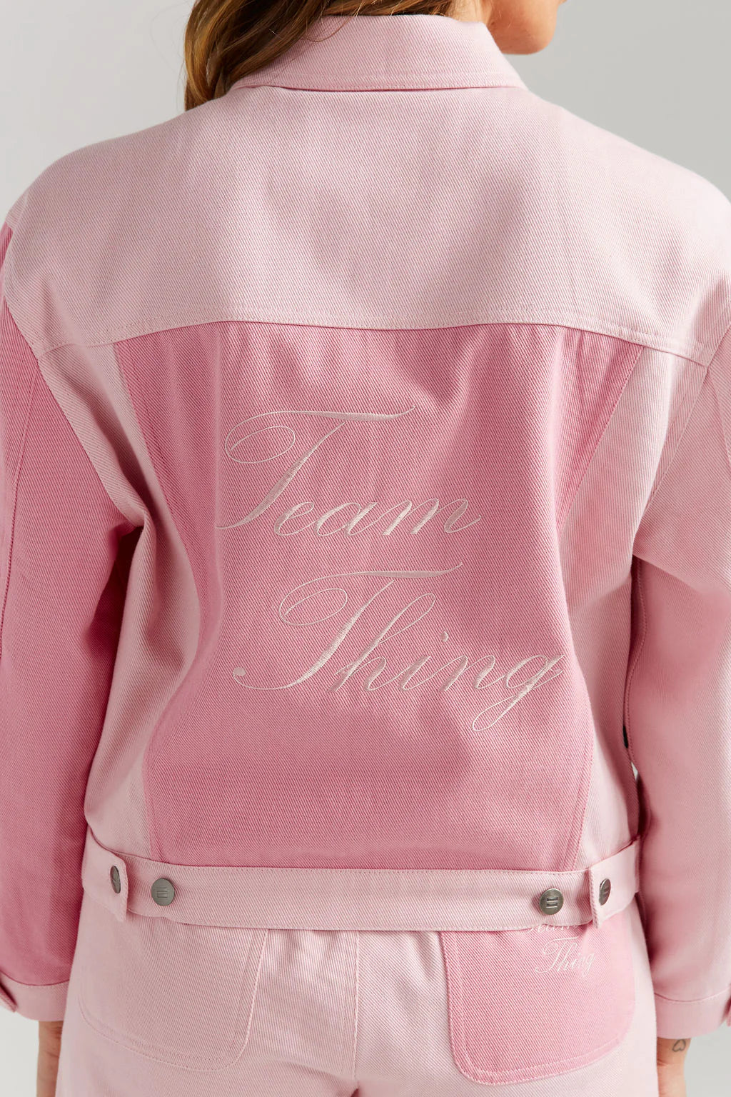 THING THING LEAGUE JACKET - CANDY FLOSS - THE VOGUE STORE