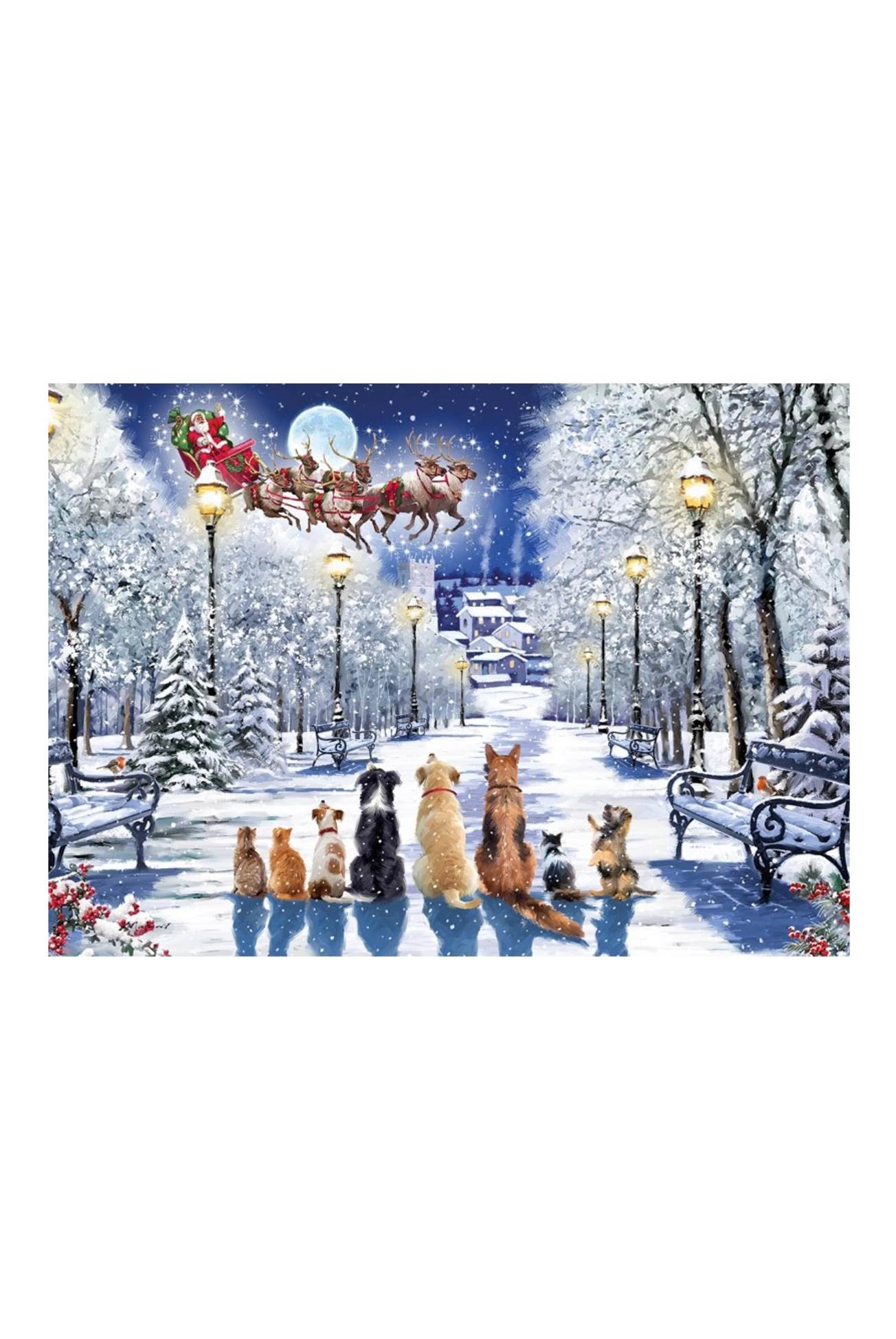 WATCHING THE SLEIGH - 1000 PCE JIGSAW - THE VOGUE STORE