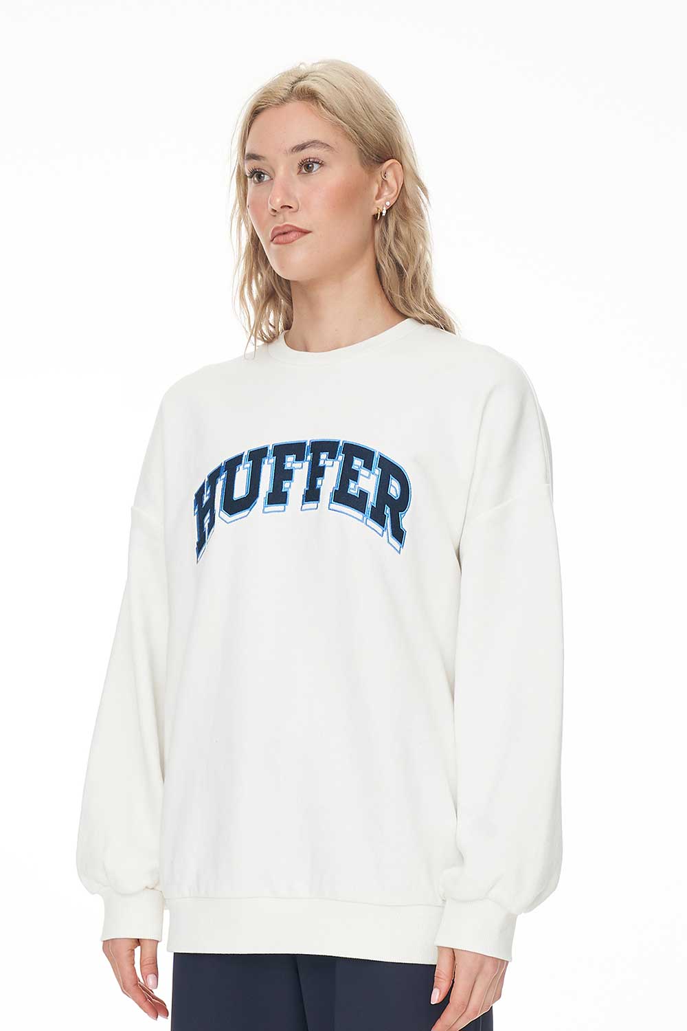 HUFFER GIRLFRIEND CREW/PIVOT CHALK - THE VOGUE STORE