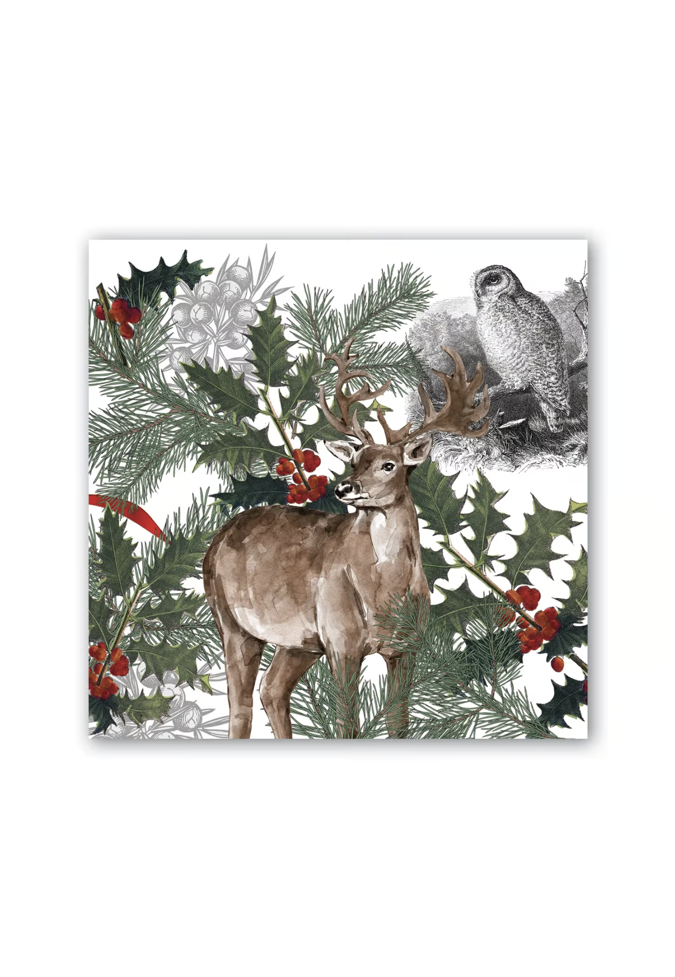 WINTER WOODLAND PAPER NAPKINS - COCKTAIL - THE VOGUE STORE