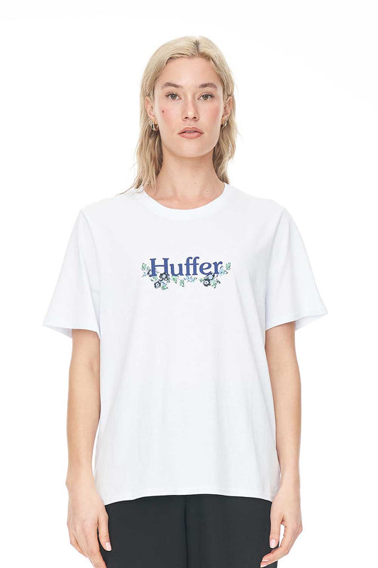 HUFFER CLASSIC TEE 170/LALISA - WHITE - THE VOGUE STORE