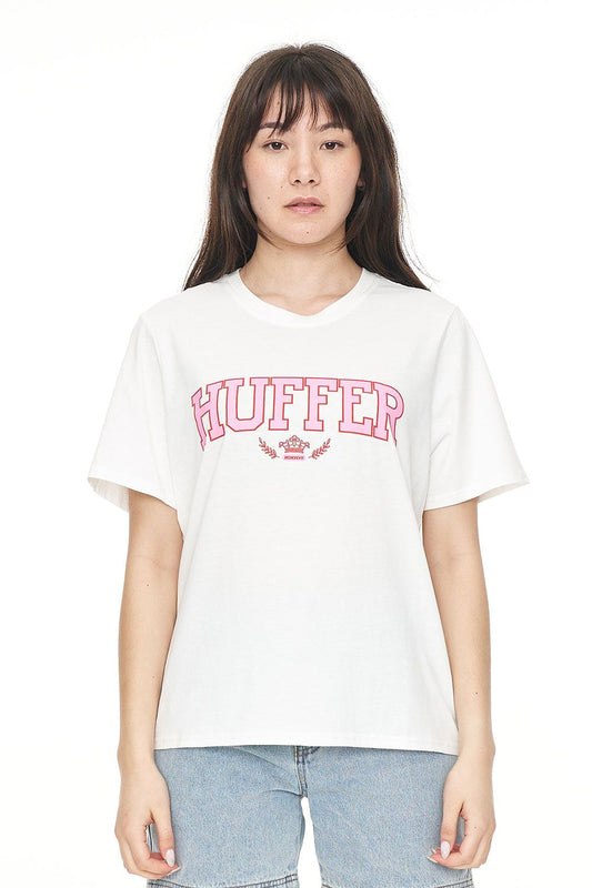 HUFFER CLASSIC TEE 170/EMPIRE - CHALK - THE VOGUE STORE