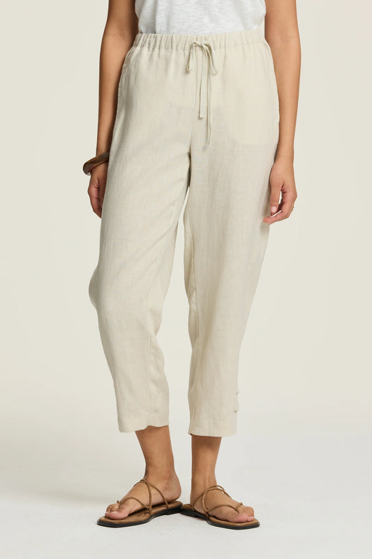 YARRA TRAIL SYLVIE PANT - STONE - THE VOGUE STORE