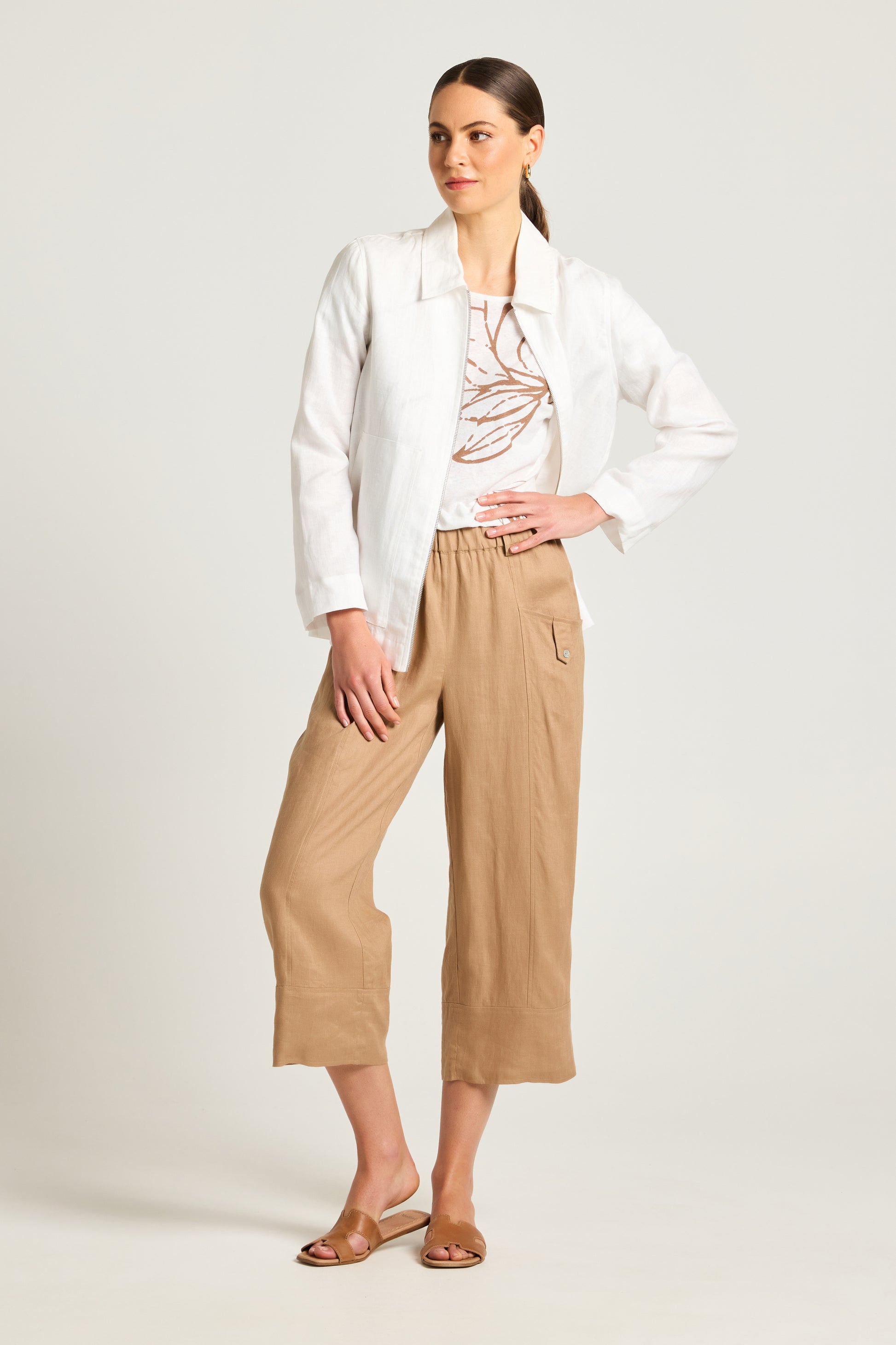 YARRA TRAIL WILLOW PANT - TOFFEE - THE VOGUE STORE