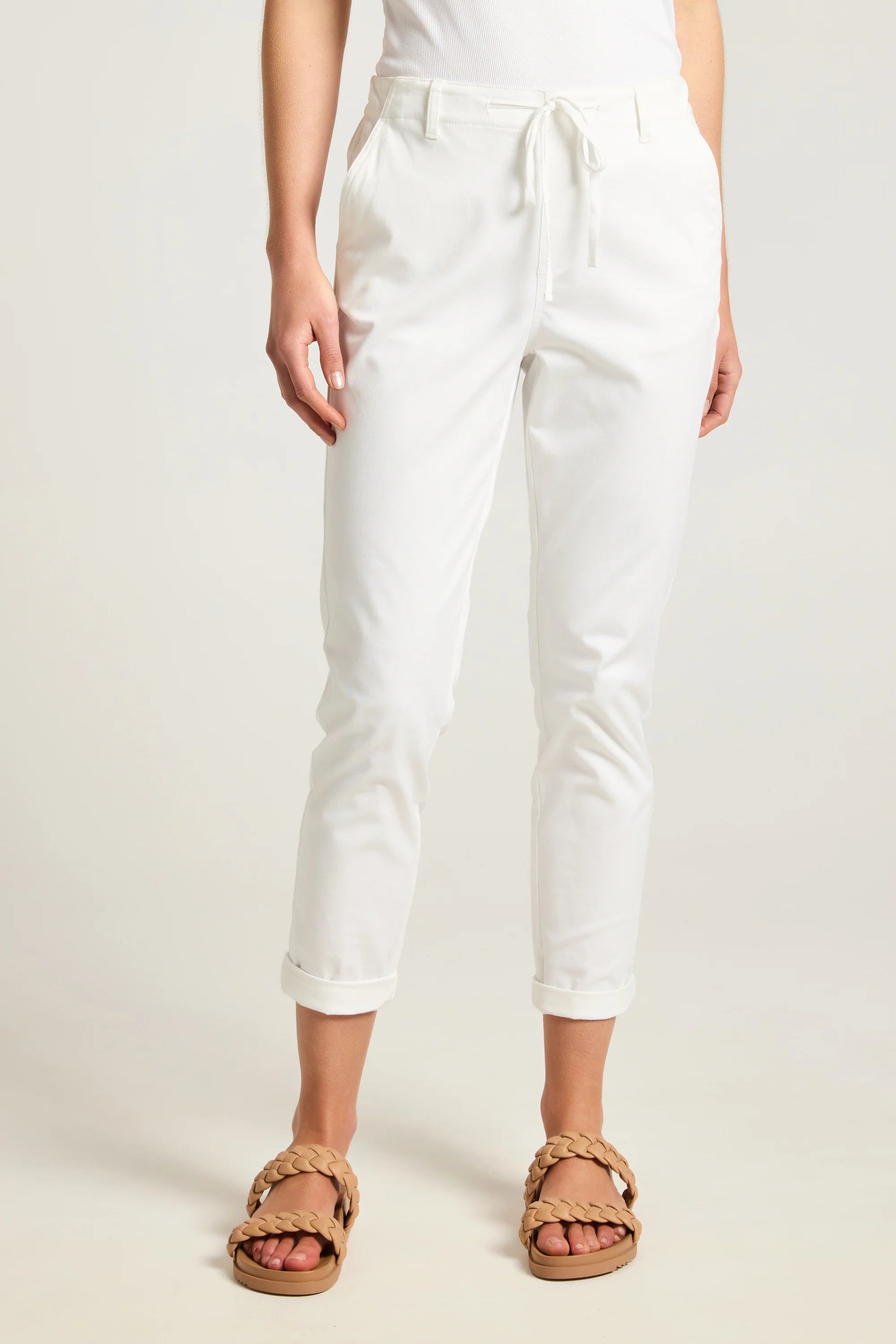 YARRA TRAIL MONT PANT - WHITE - THE VOGUE STORE