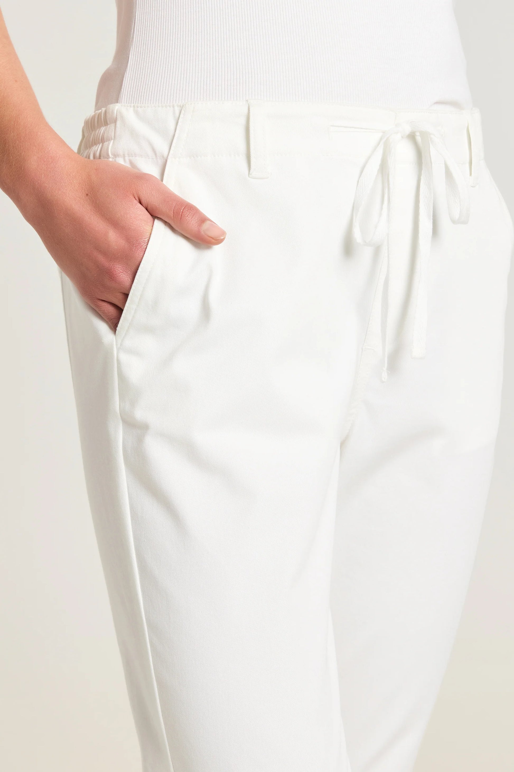 YARRA TRAIL MONT PANT - WHITE - THE VOGUE STORE