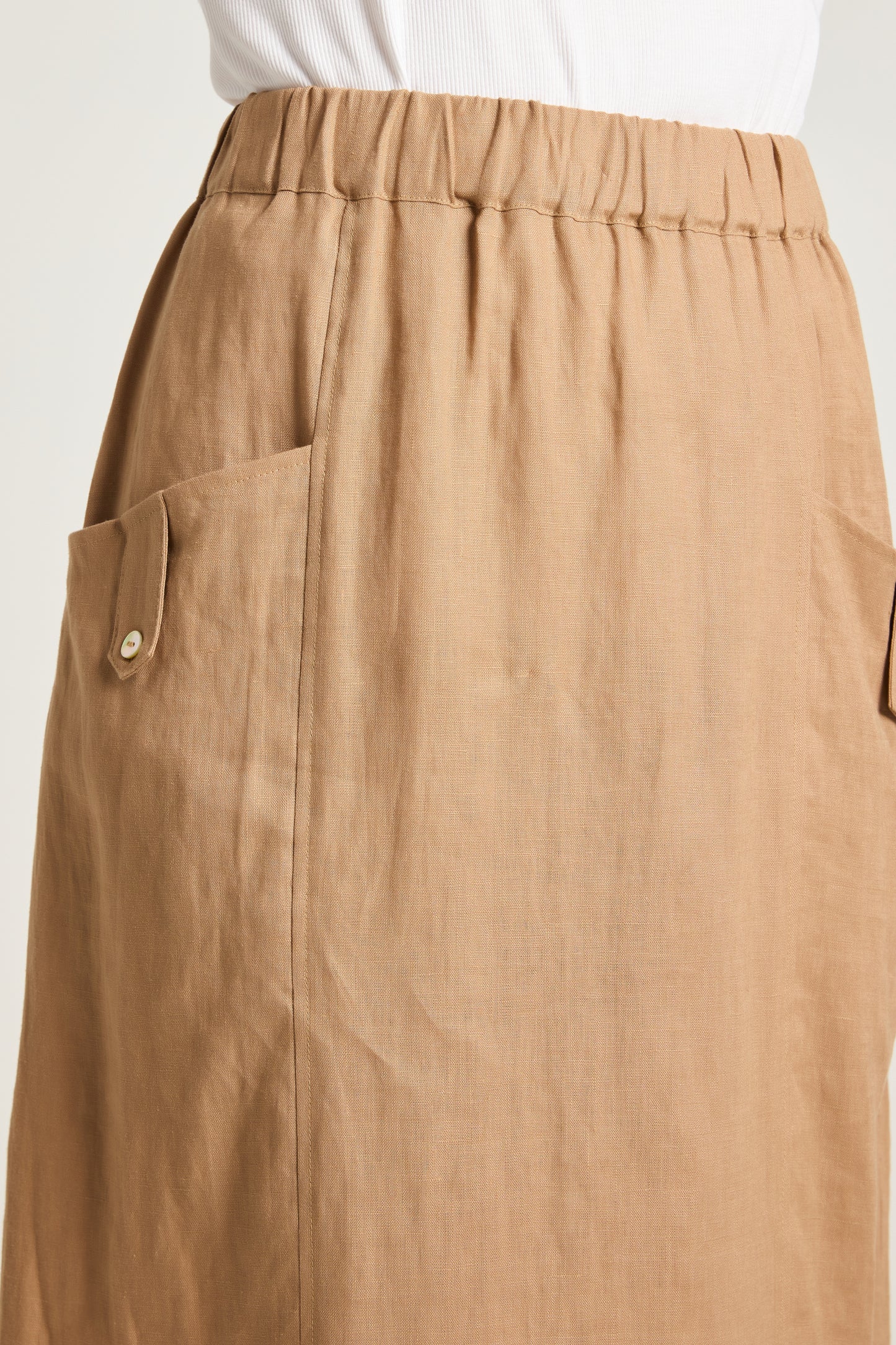 YARRA TRAIL WILLOW SKIRT - TOFFEE - THE VOGUE STORE